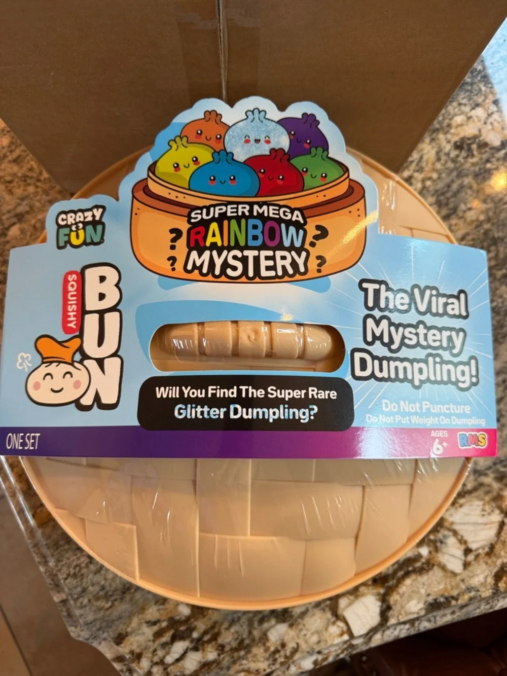 *VIRAL RARE* GIANT MEGA DUMPLING Rainbow Mystery Squishy Bun Dumpling 8LB ! - Picture 4 of 9